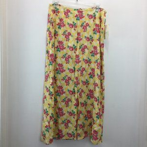 NEW Liz Claiborne Floral skirt Petite 12P